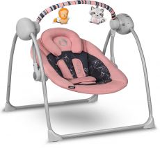 Дитячі електрокачелі / шезлонг Lionelo Ruben Pink Baby
